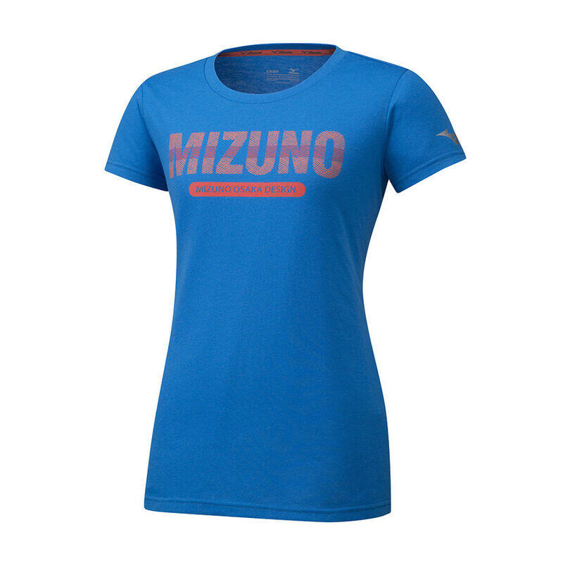 

Mizuno T-Shirts for Women, L, Blue