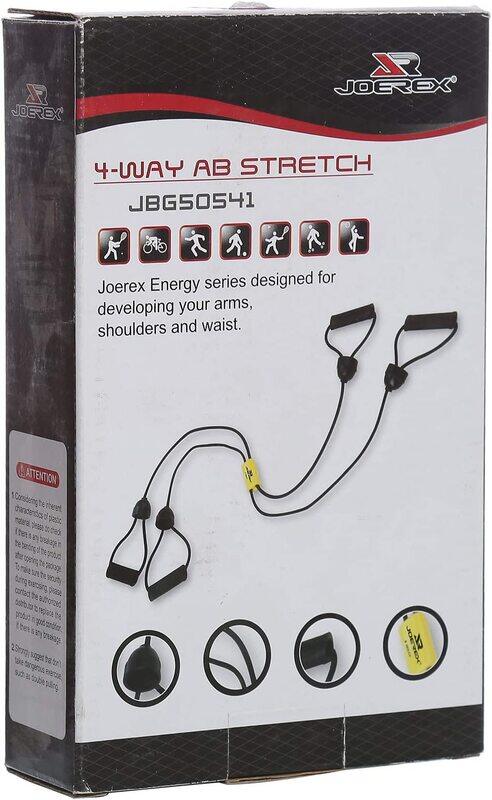 

Joerex 4 Way Abs Stretch, Jbg50541, Black