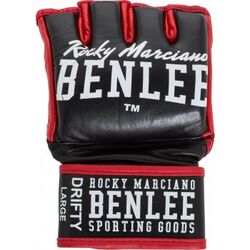 Benlee Medium 14-oz MMA Drifty Leather Boxing Gloves, Black