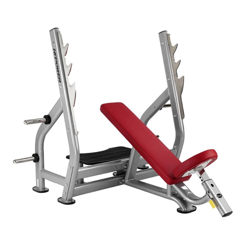BH Fitness L820 Incline Bench, 90Kg, 13010279, Black/Grey/Red