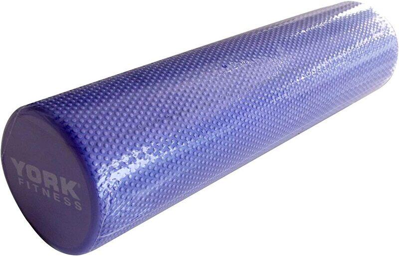 

York Fitness Textured Foam Roller, Purple