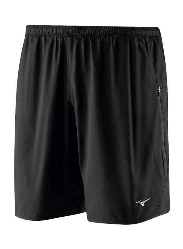 

Mizuno Drylite 805 Square Sports Shorts for Men, Large, J2Gb400509, Black