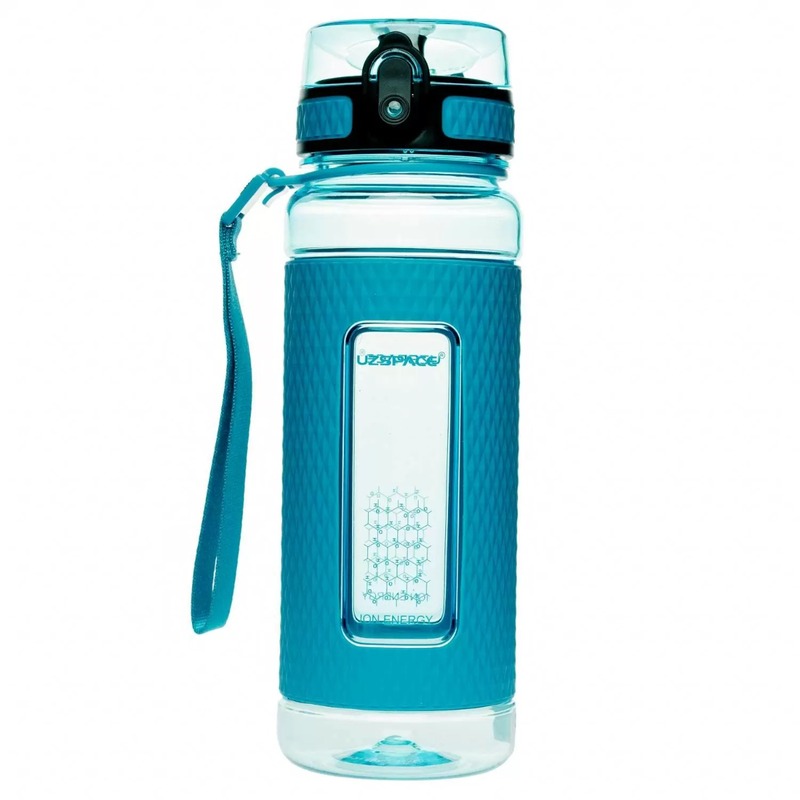 Uzspace 700ml Plastic Stylish and Durable Tritan Water Bottle, 5045, Blue