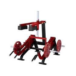 Steelflex Dual Plate Load Squat/Deadlift Machine, One Size, 13070770, Black/Red