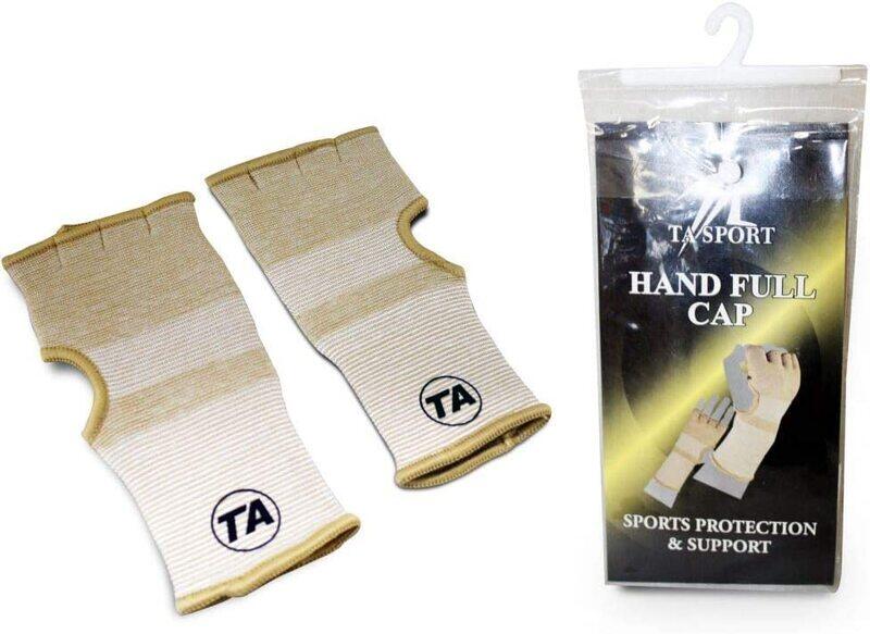 

TA Sports Hand Full Cap Protection & Support, Skin/White