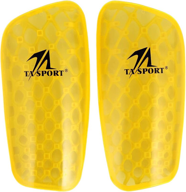 TA Sports Soccer Shin Guards, 1621, Yellow