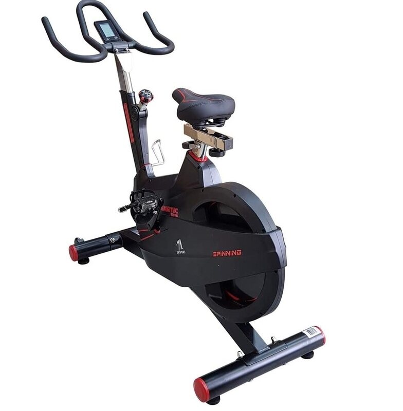 

TA Sport YK-BY0380 Semi Commercial Spinning Bike, Black/Red