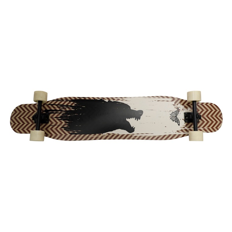 TA Sports Wolf Design Skateboard, Ages 12+