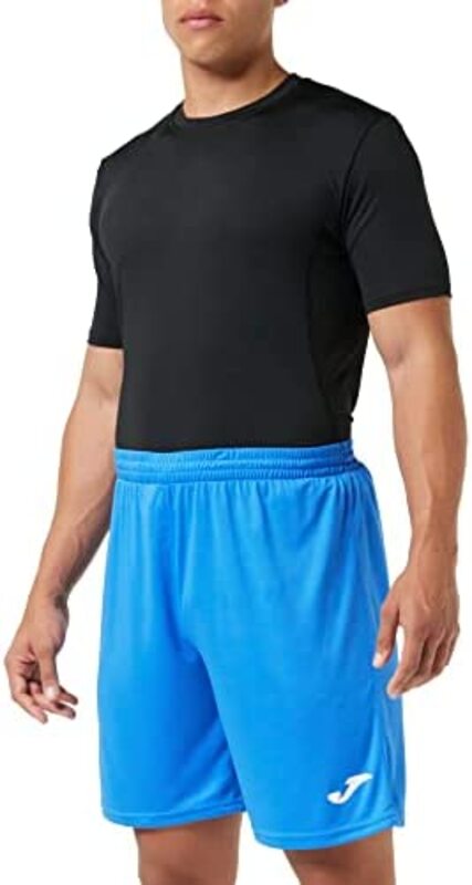 Joma Polyester Team Shorts for Unisex, M, Blue/Royal