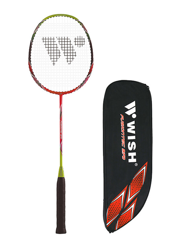 

Wish Futiontec 970 Badminton Racket Full Cover, Multicolour