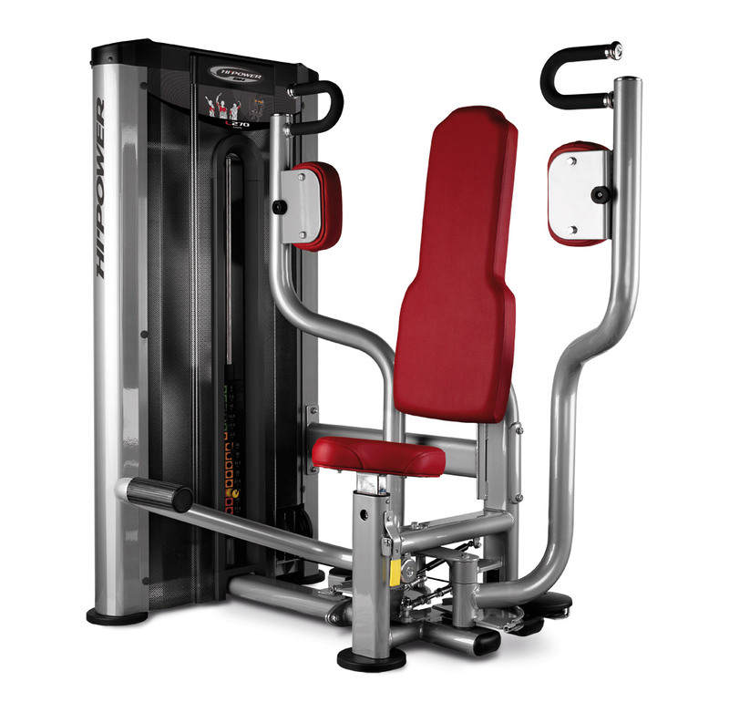 BH Fitness Butterfly Machine, 231Kg, 13070794, Silver/Red/Black