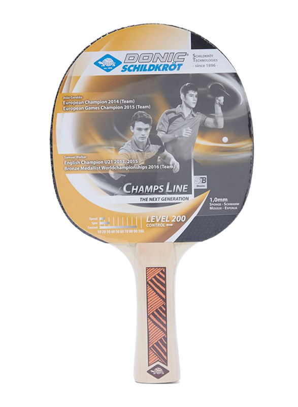 Donic Table Tennis Racket, Green/Brown