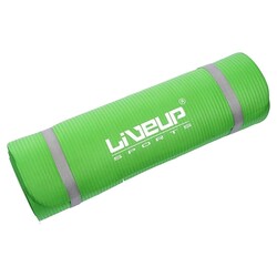 Live Up NBR Exercise Mat, 12mm, Green