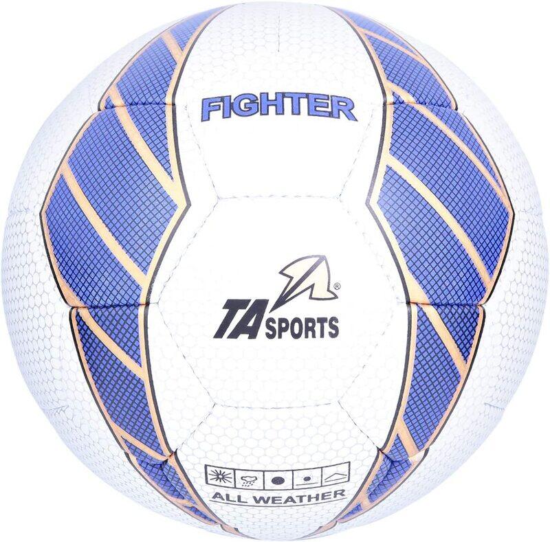 

TA Sport Worldcup Fighter Football, Size 5, Blue/White