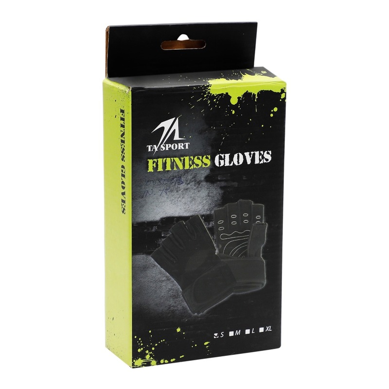 TA Sports Fitness Gloves, Small, Sgw613, Black