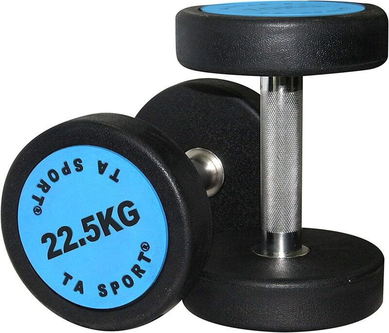 

TA Sport Dumbbell Pair, 22.5KG, Black/Blue