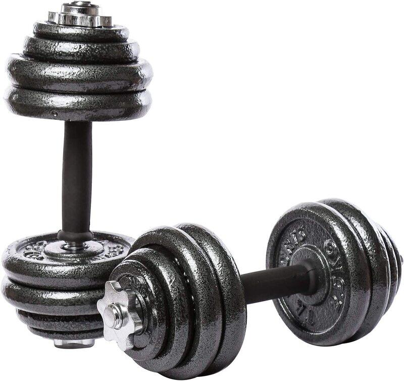 

TA Sports Dumbbell, 30Kg, Black