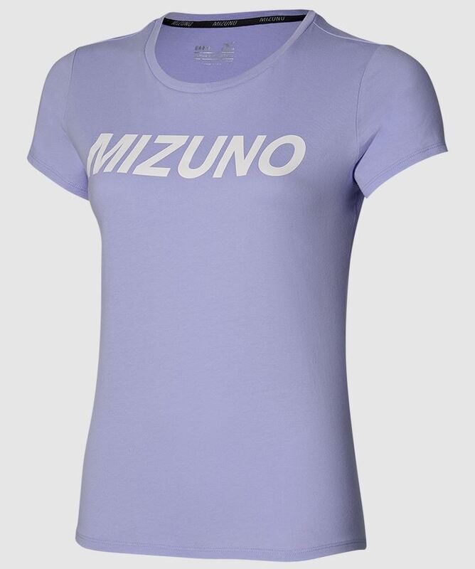 Mizuno T-Shirts for Women, L, Violet Glow