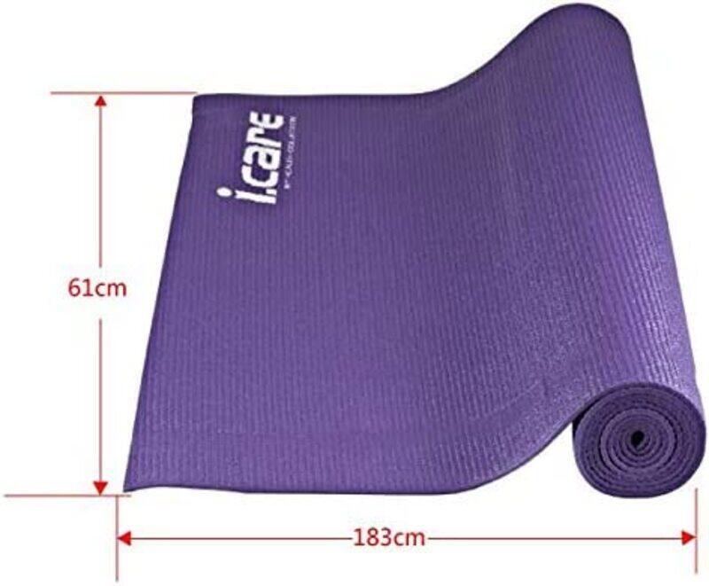 

Joerex I.Care Yoga Mat, Jic030, Purple