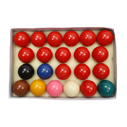 TA Sports Billiards Snooker Ball B Grade, Multicolour, 16 Pieces