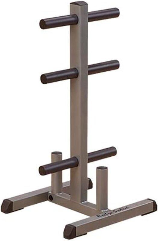 

Body Solid Gym Equipments Bar Rack, Silver/Black