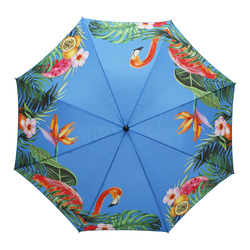 TA Sports 200cm Flamingo Beach Umbrella, 7070015, Multicolour