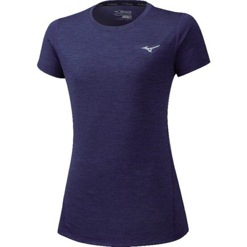 

Mizuno T-Shirts for Women, S, Navy Blue