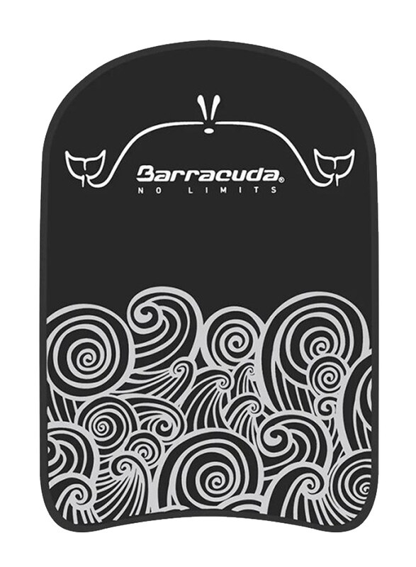 

Barracuda Glow Party Compact Whale Kickboard, Black/Silver