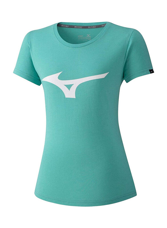 

Mizuno Atlantis Cotton Short Sleeve T-Shirt for Women, Small, Teal