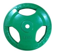 TA Sport Rubber Plate, 15KG, Green