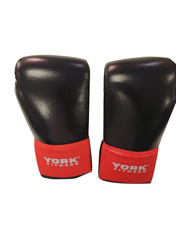 

York Fitness 12-oz Boxing Gloves, BQ2322, Red/Black