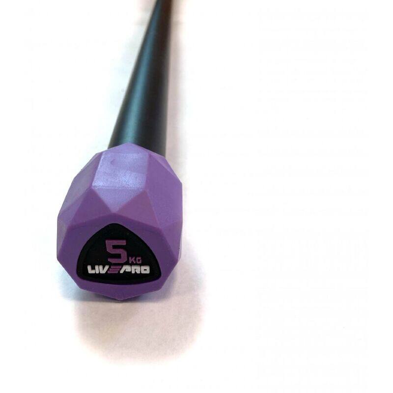 

Livepro Weighted Bar, LP8145-5, Purple/Black