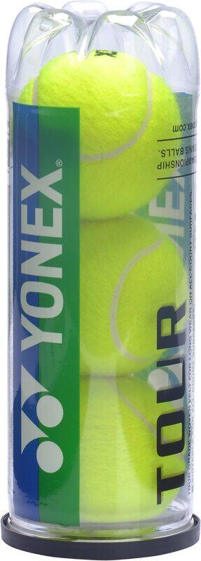 

Yonex TB-TR3 Tour Tennis Ball, 3 Piece, Green