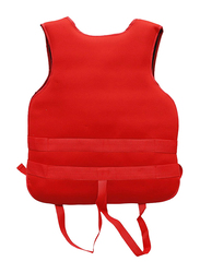 TA Sports Neoprene 2-Buckle Swimming Vest, Medium, Red