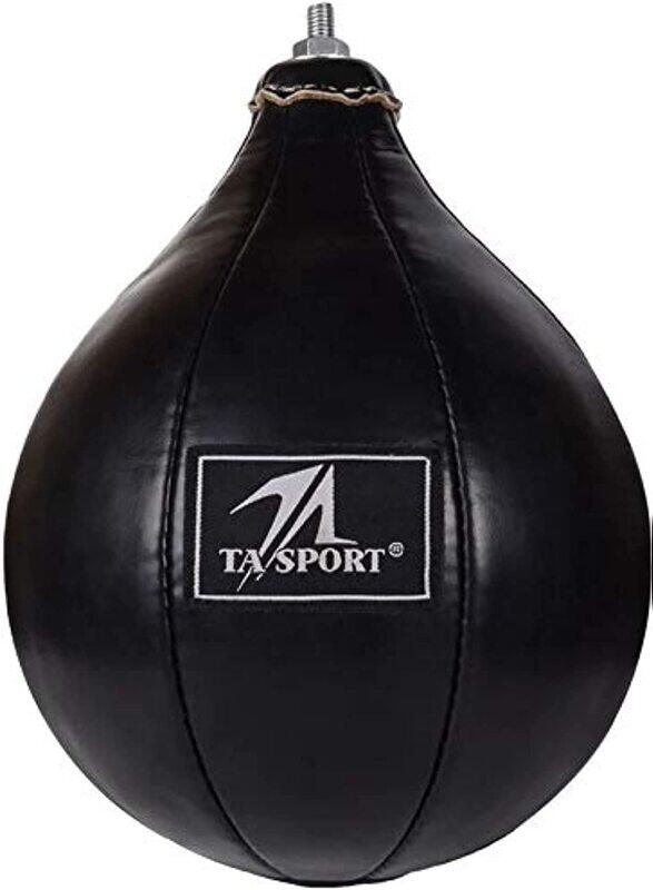 

TA Sports Large Leather Punching Ball, Black