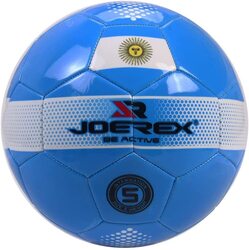 Joerex Argentinian Flag Soccer Ball, Jab901-A, Blue