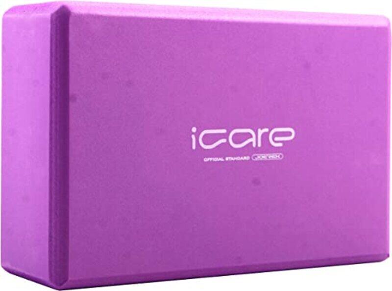 

I Care Exercise Fitness Yoga Brick, J6507‚ Medium, Purple