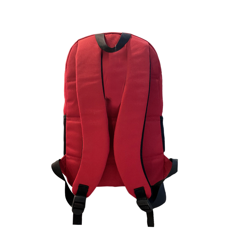 Peak Polyester Backpack Bag Unisex, B192020, Red