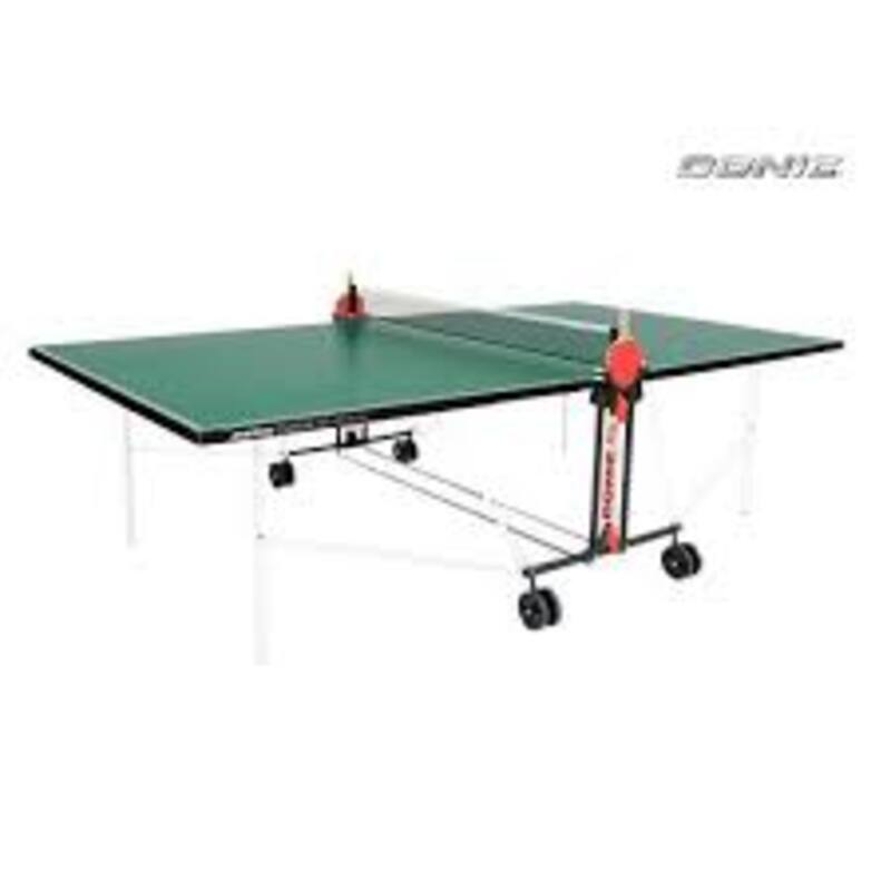 Donic Outdoor Roller Fun Table Tennis with Net, Green