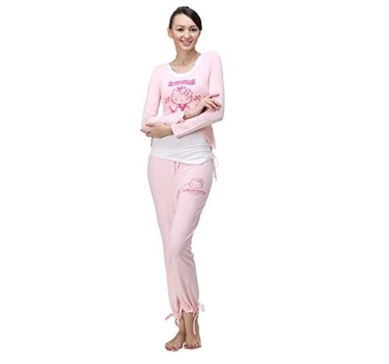 

Mesuca Hellokitty Cotton Yoga Cloth, Pink