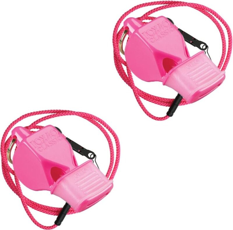 

Fox 40 Sonik Blast Cmg Safety Whistle, 2 Piece, Pink/White