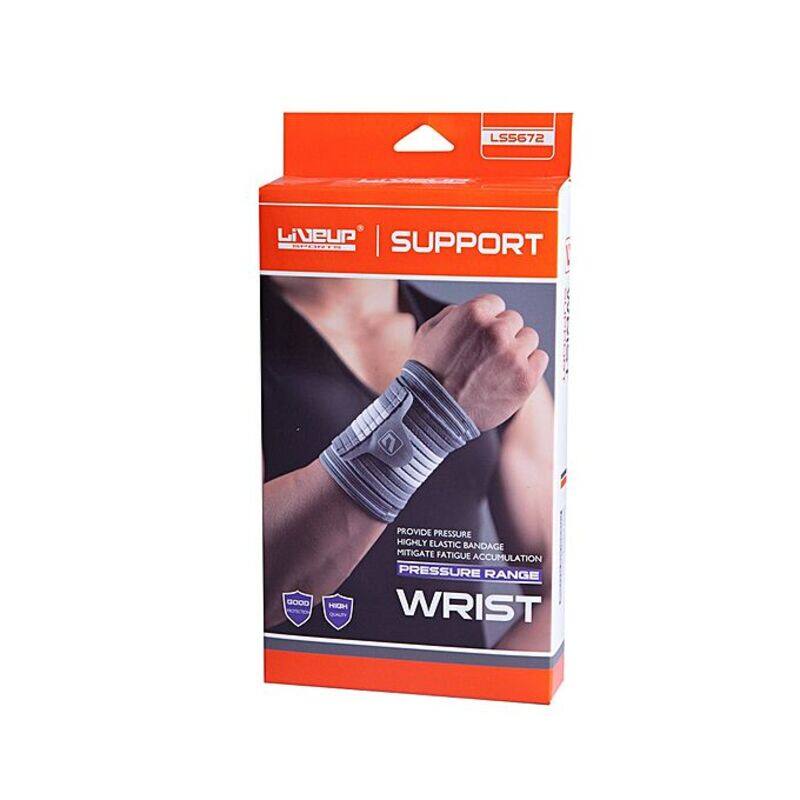 

Live-Up Wrist Supporter, S/M, Grey/White