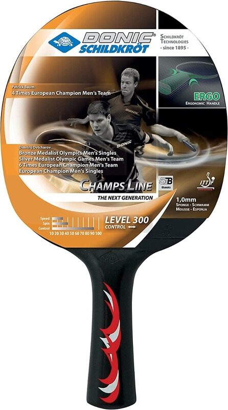 

Donic Young Champ 300 Table Tennis Bat, Multicolour