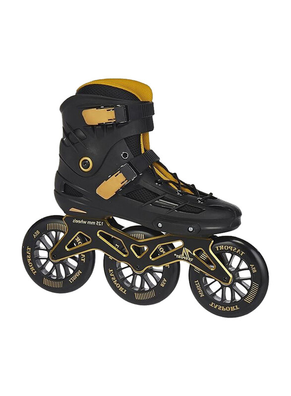 

TA Sport Skate Shoes 3 Big Wheels Inline Skate, F1-Usa, Black