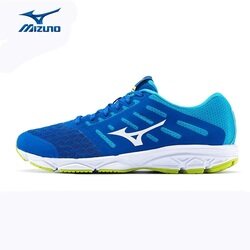 Mizuno Fabric Men Running Shoes, J1Ge183802, Blue