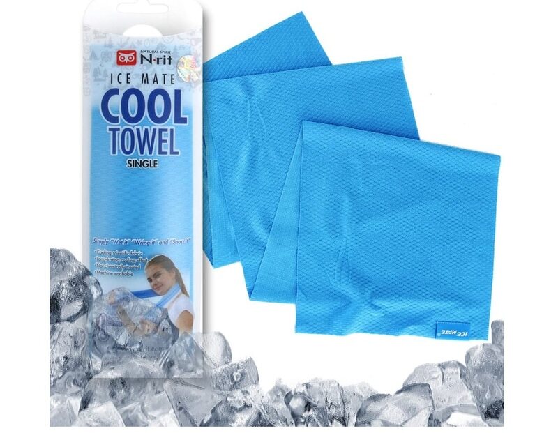 

N.rit 20 x 100cm Icemate Single Cool Towel, 19121105-101, Blue