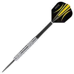 Harrows Torpedo Tungsten Steel Tip Darts, 23 gm, 3 Piece, Silver/Black