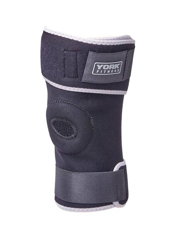 

York Fitness Knee Wraps, 36110218, Black/Grey