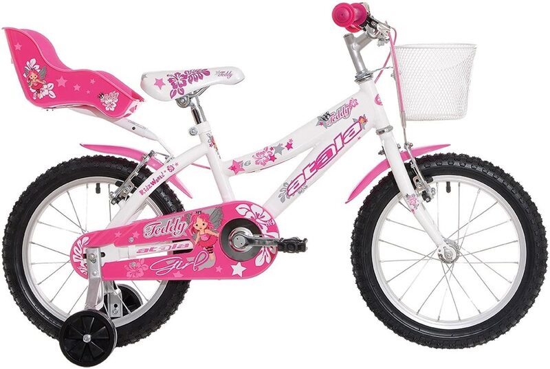 

Atala Teddy Girl Bicycle, 16-Inch, 13080225-101, White/Rose