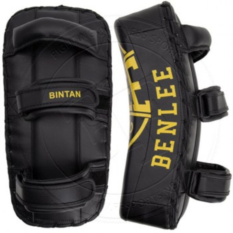 Benlee Artificial Leather Bintan Pao Pad, Black/Yellow